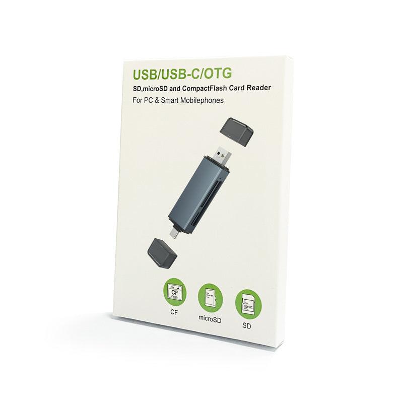 Cf Card Reader SD Car USB Three-in-one.