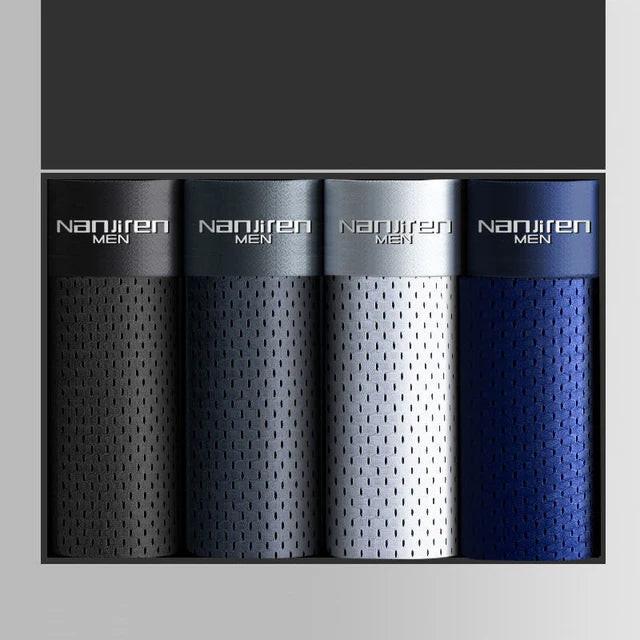 Men's Breathable Mesh Ice Thin Summer Boxer Shorts.