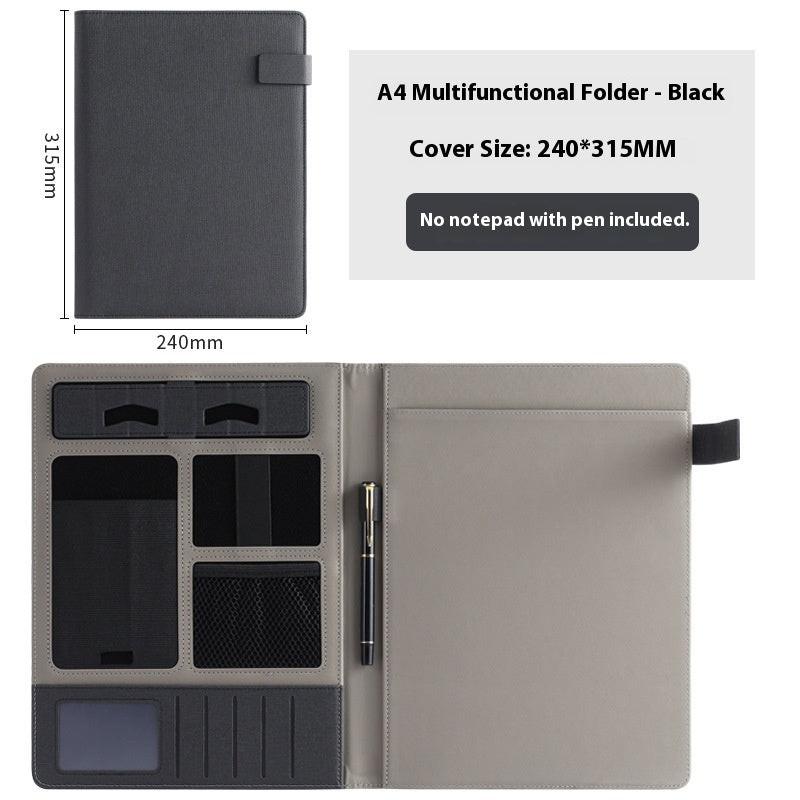 Leather Business Multifunction A4 Fashion Folder.