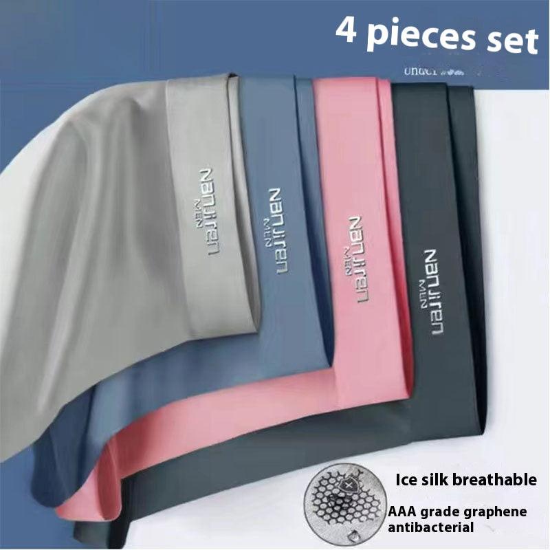 Ice Silk Men's Boyshorts Graphene Antibacterial.