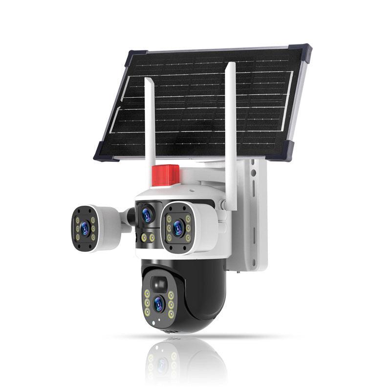Solar Ultra High Definition Surveillance Trinocular Camera.