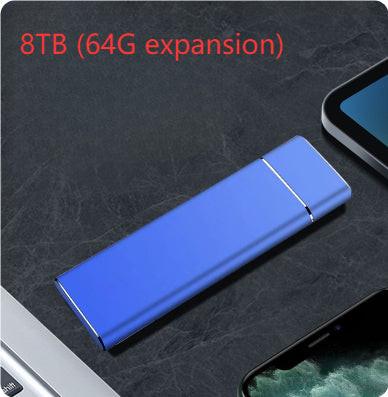 Portable Mobile Phone Computer Solid State External Hard Disk.