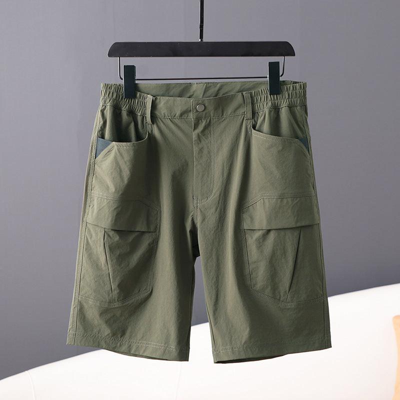 Men's Summer Leisure Cargo Big Pocket Shorts.