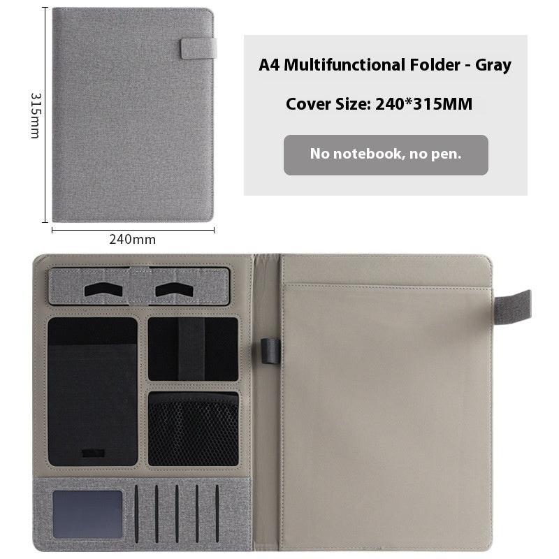 Leather Business Multifunction A4 Fashion Folder.
