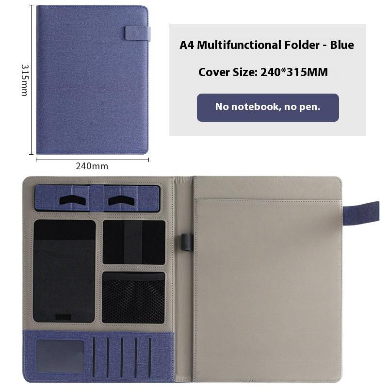 Leather Business Multifunction A4 Fashion Folder.