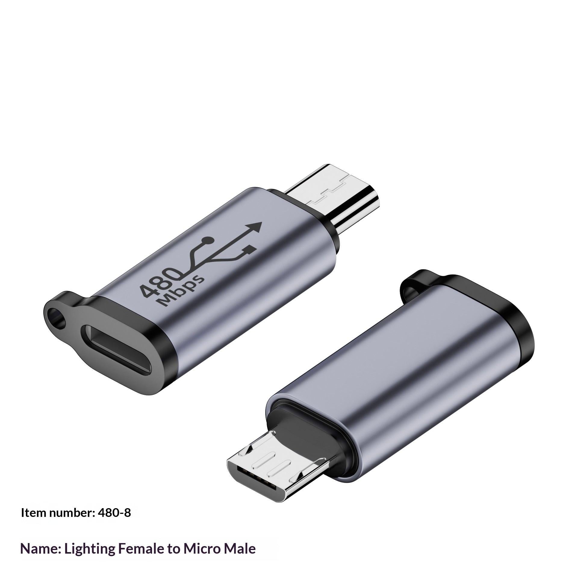 USB To Mini Adapter V3 To Type-C Charging Cable Adapter T-port Micro.