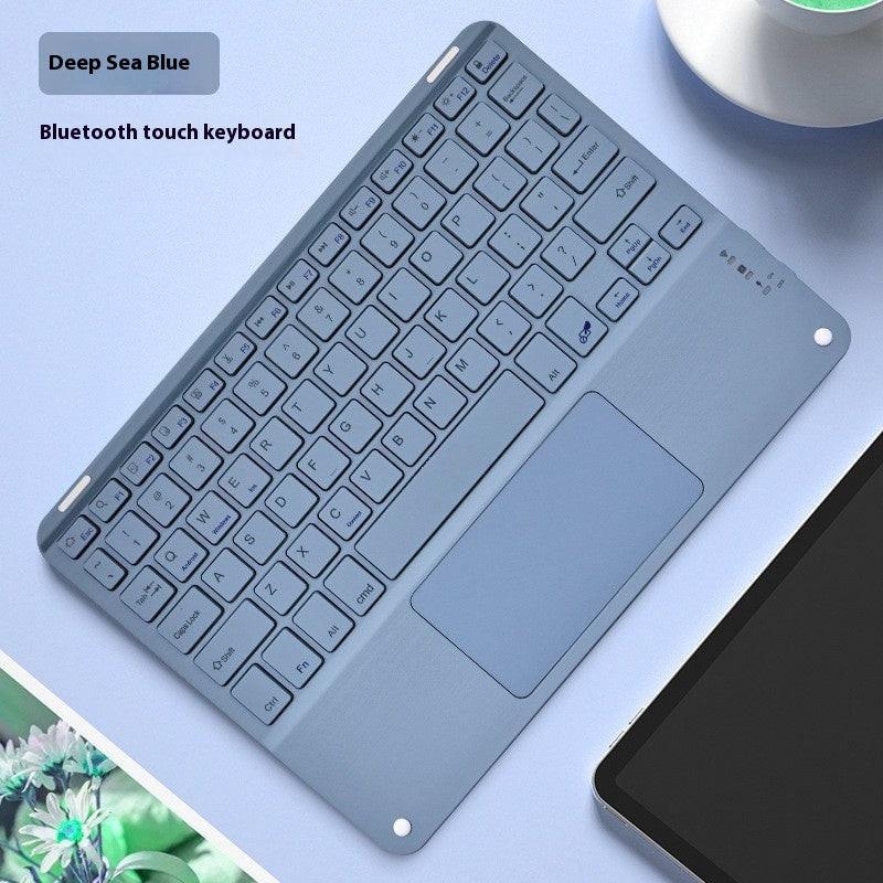 Square Hat Touch Bluetooth Wireless Charging Keyboard.