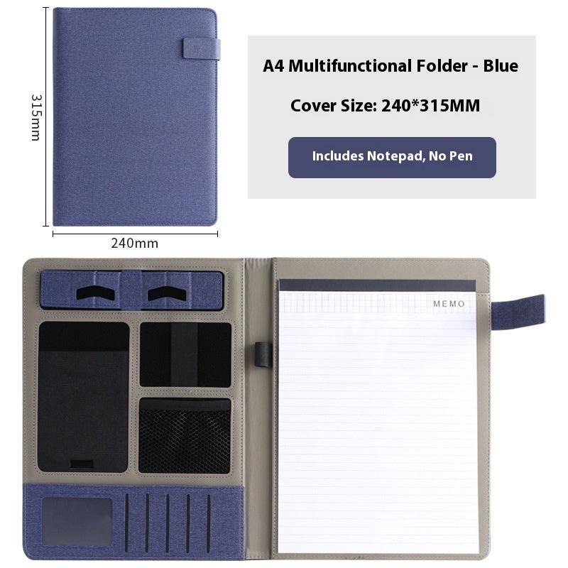Leather Business Multifunction A4 Fashion Folder.