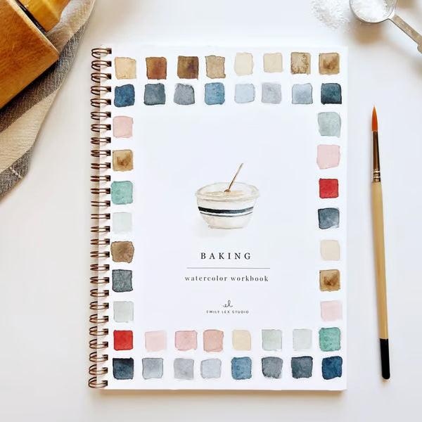 Portable Home Watercolor Exercise Book For Beginners.