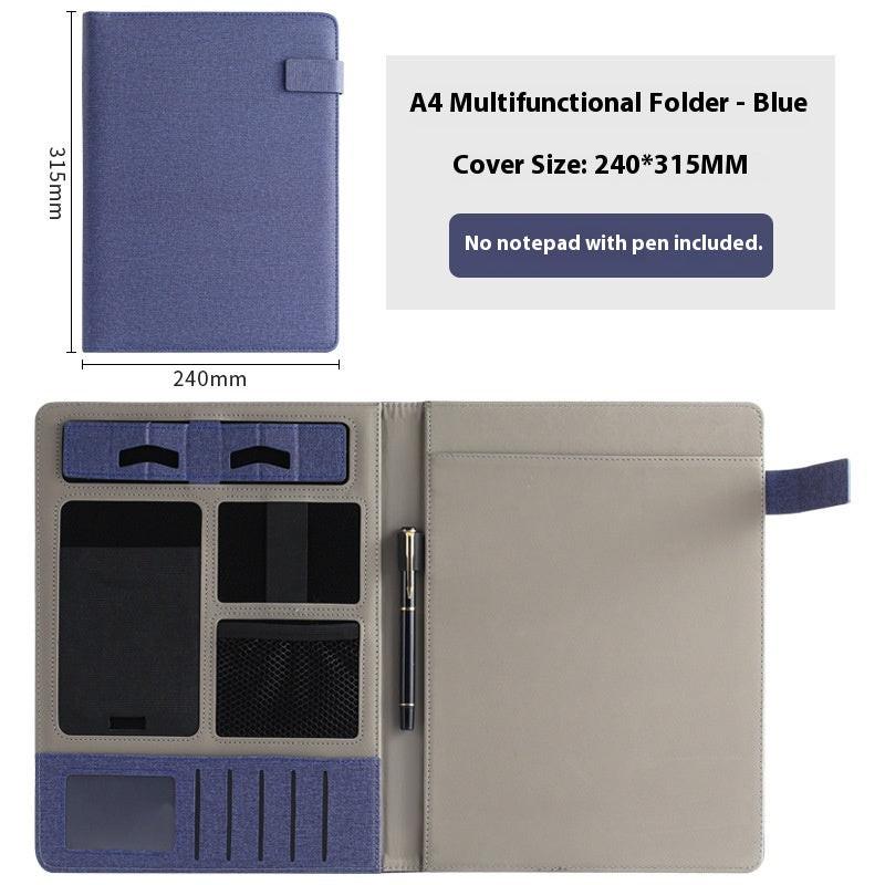 Leather Business Multifunction A4 Fashion Folder.