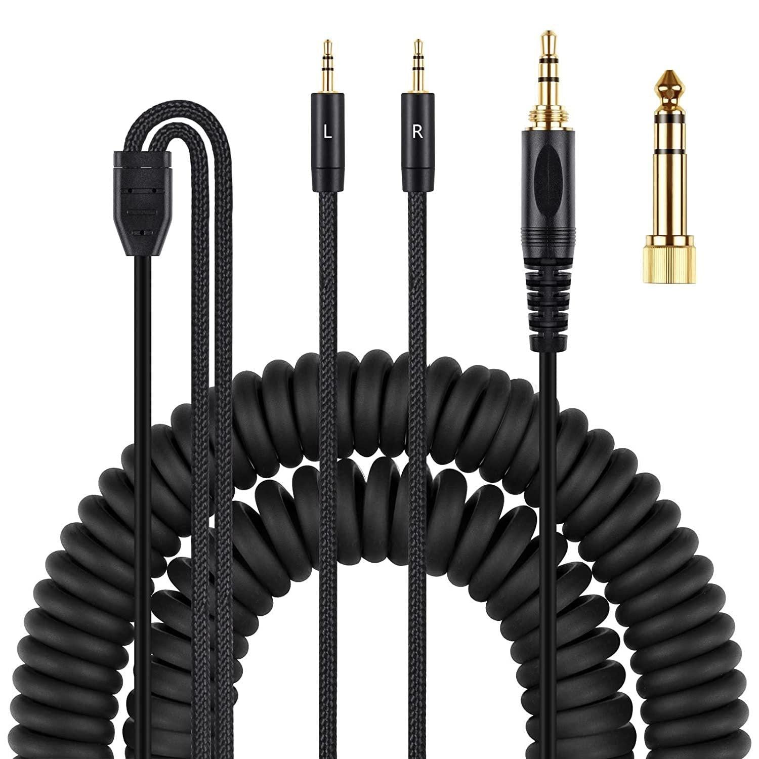 Suitable For HE400i He560 Double 25mm Plug Headset Spring Headset Cable.