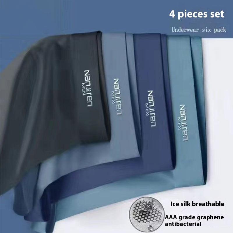 Ice Silk Men's Boyshorts Graphene Antibacterial.