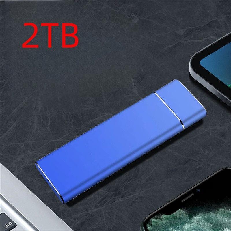 Portable Mobile Phone Computer Solid State External Hard Disk.