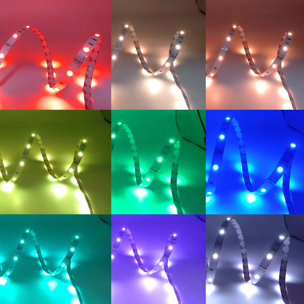5050 Led Strip 5V Ice Tape With Wifi Bluetooth Remote Control For Tv Kitchen 5M 10M Tura Led Lights For Colorful Children Room.