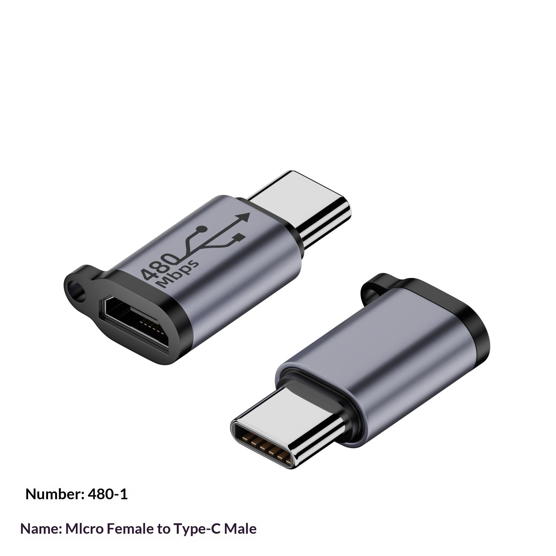 USB To Mini Adapter V3 To Type-C Charging Cable Adapter T-port Micro.