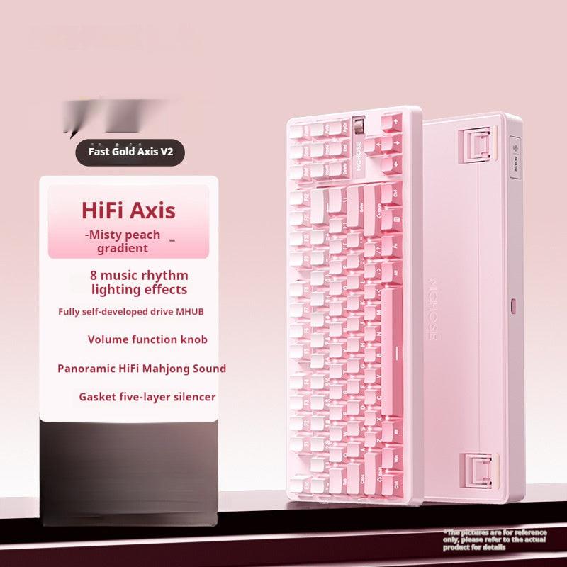 Mechanical Keyboard Side Engraving Customized Wireless Bluetooth Dedicated.