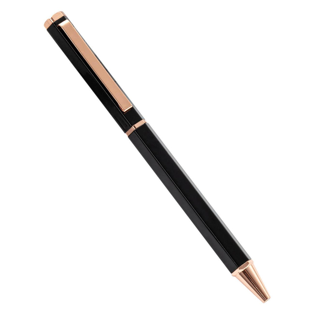New Simple Six Angle Rod Metal Ball Point Pen.