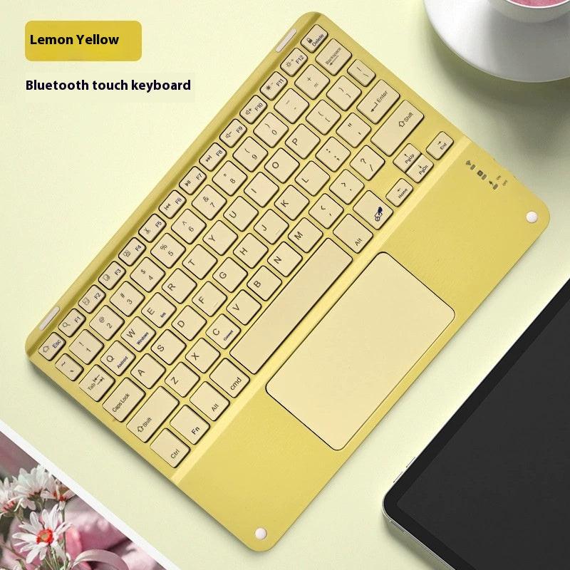 Bluetooth Keyboard With Touch For Mobile Phone Tablet Wireless Rechargeable.