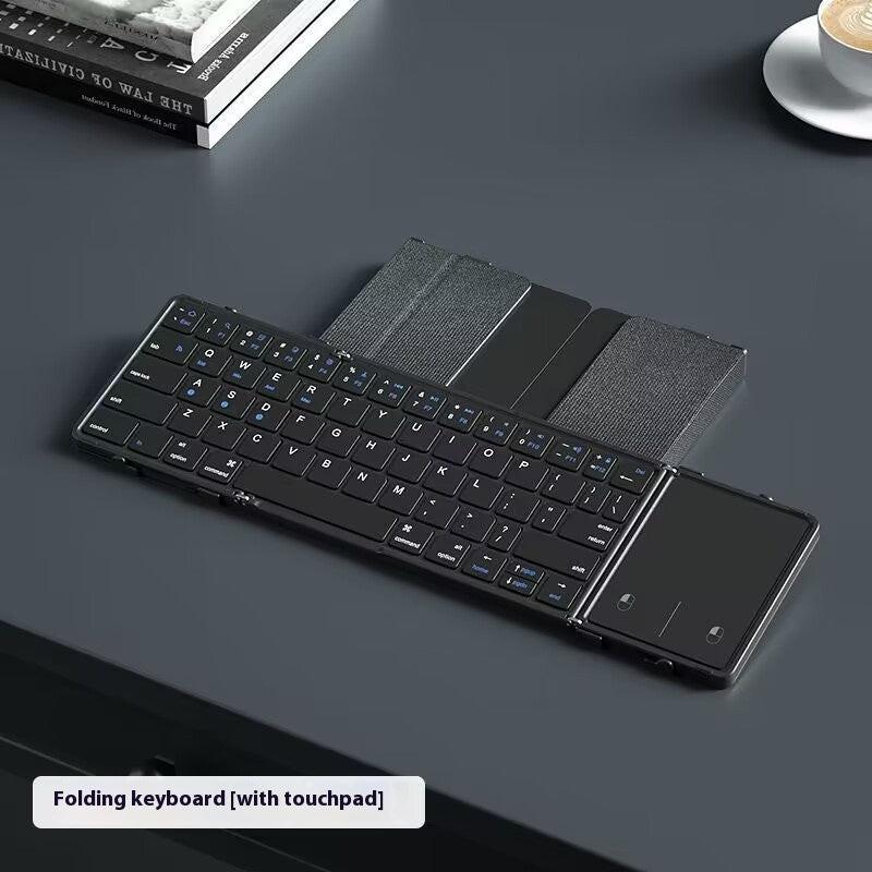 Mobile Phone Tablet Folding Bluetooth Keyboard Portable Mute.