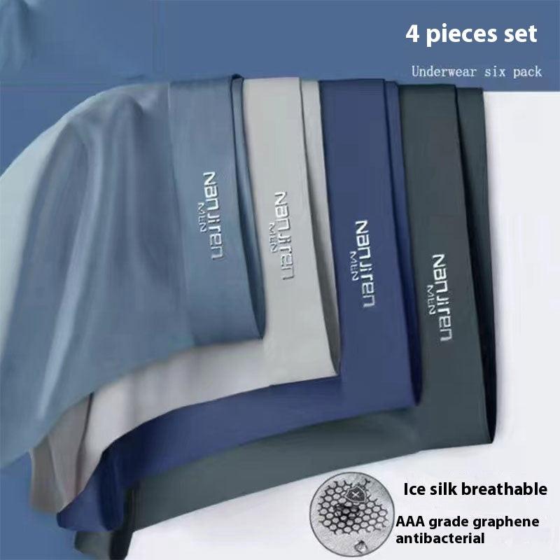 Ice Silk Men's Boyshorts Graphene Antibacterial.