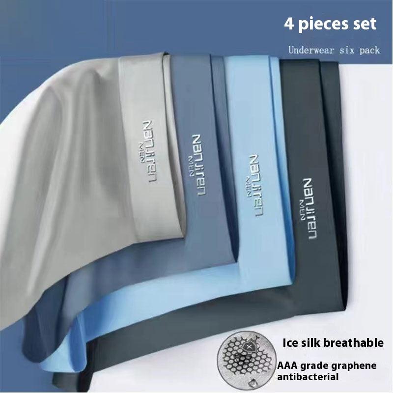Ice Silk Men's Boyshorts Graphene Antibacterial.