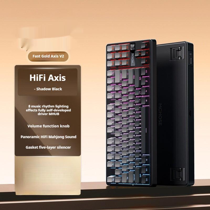 Mechanical Keyboard Side Engraving Customized Wireless Bluetooth Dedicated.