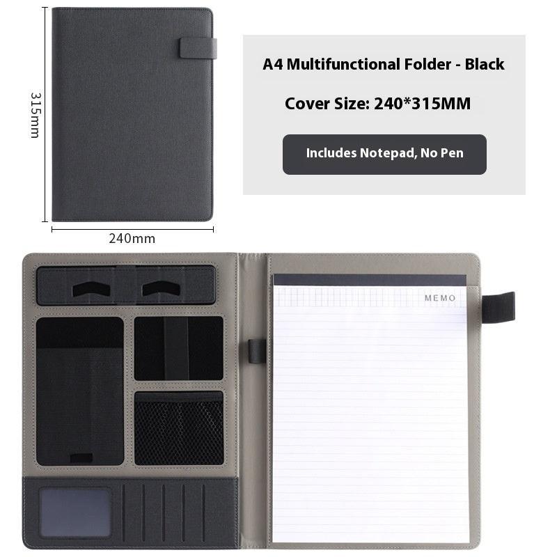 Leather Business Multifunction A4 Fashion Folder.