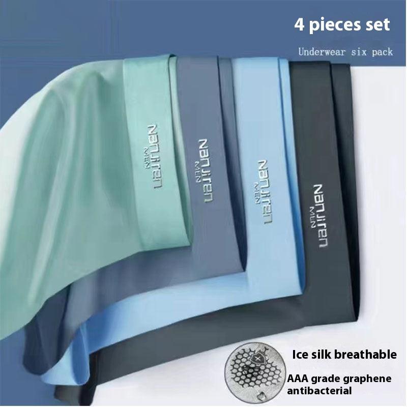 Ice Silk Men's Boyshorts Graphene Antibacterial.
