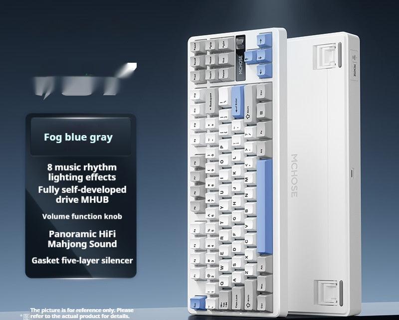 Mechanical Keyboard Side Engraving Customized Wireless Bluetooth Dedicated.