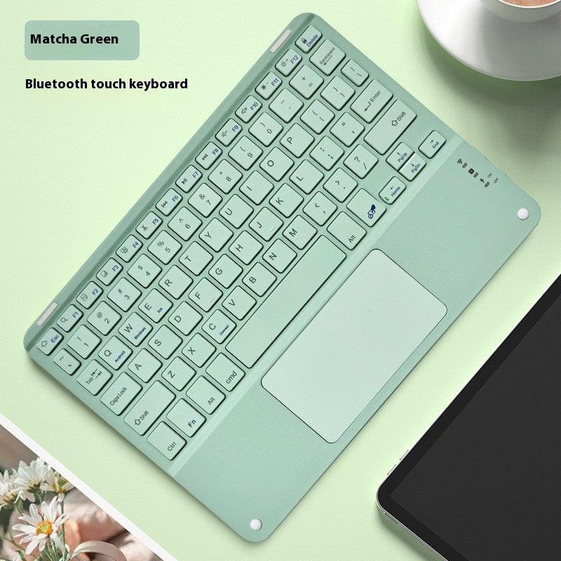 Square Hat Touch Bluetooth Wireless Charging Keyboard.