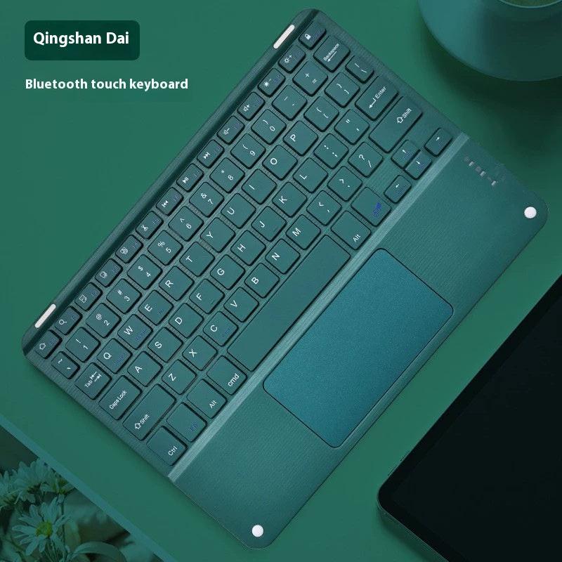 Bluetooth Keyboard With Touch For Mobile Phone Tablet Wireless Rechargeable.
