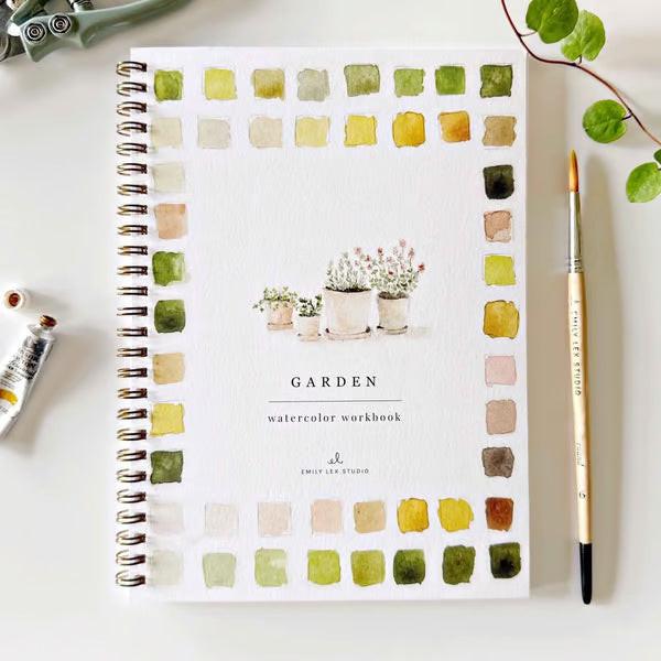 Portable Home Watercolor Exercise Book For Beginners.