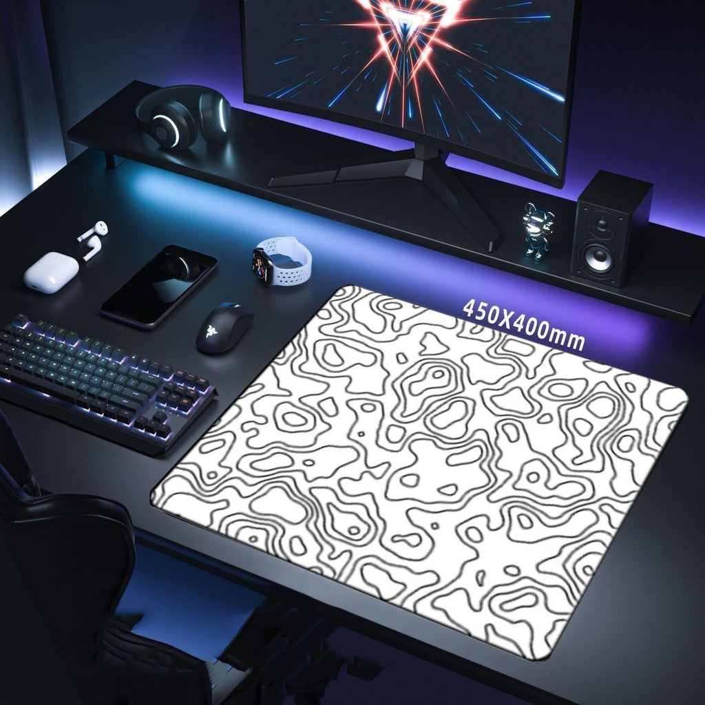 E-sports Mouse Pad Thickened Fine Rice Noodles Wild Lotus Table Mat.