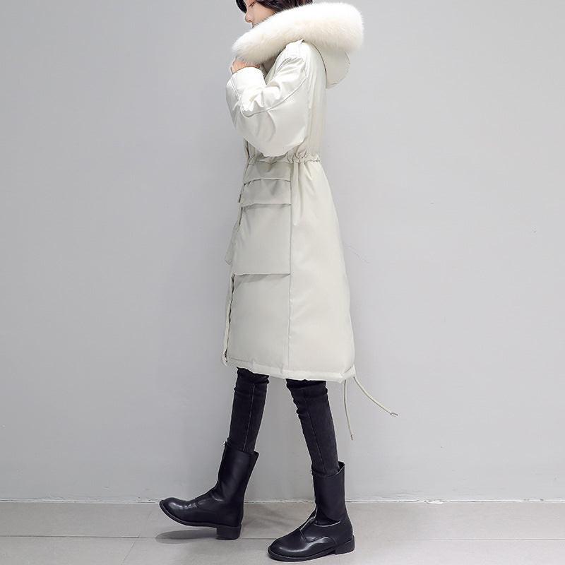 Parker Big Fur Collar Down Jacket Women.