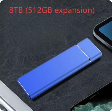 Portable Mobile Phone Computer Solid State External Hard Disk.