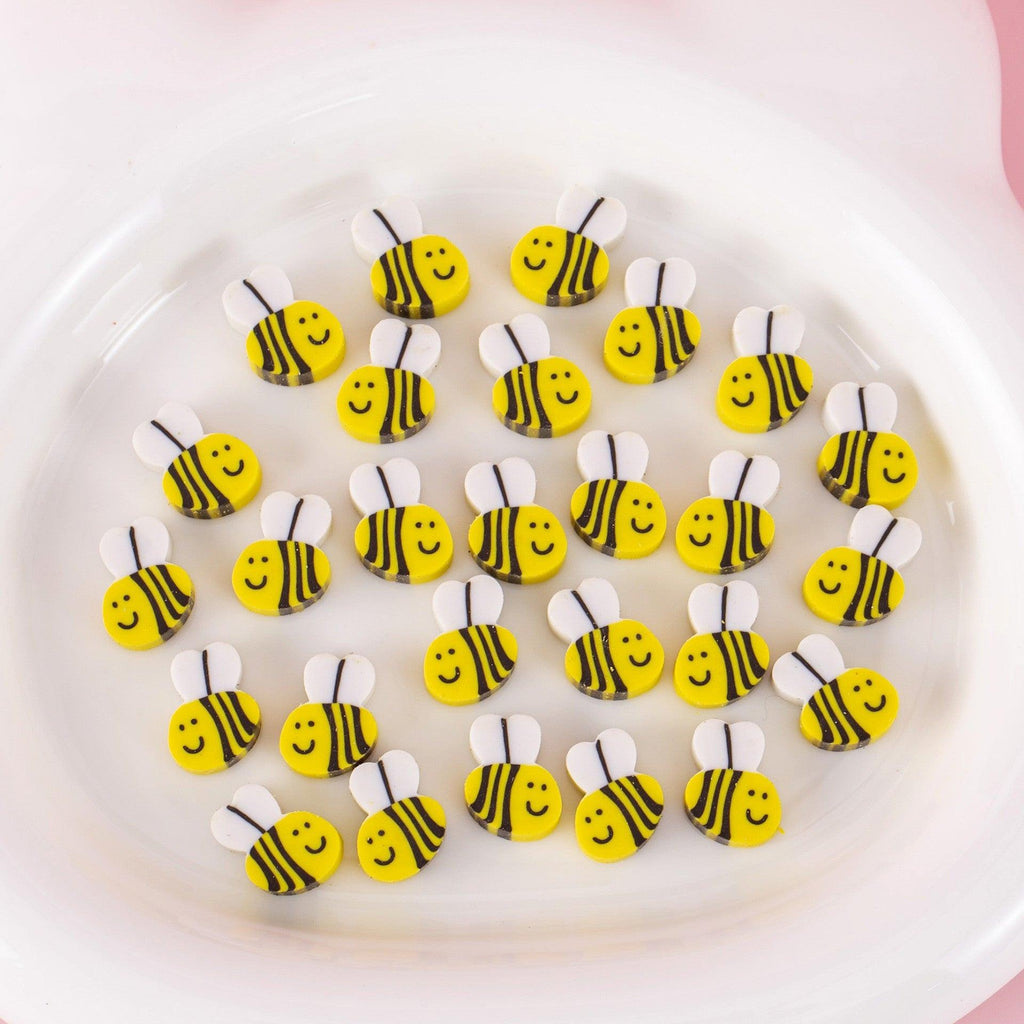 50 PCs Pearlescent Film Bags Cartoon Fruit Mini Eraser.