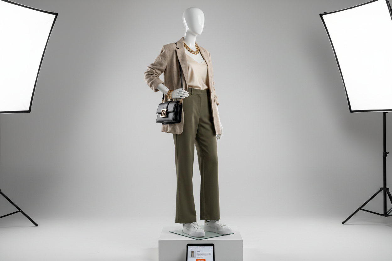 VIDEO DE MANNEQUIN AVEC MES PRODUITS QUE JE VEND